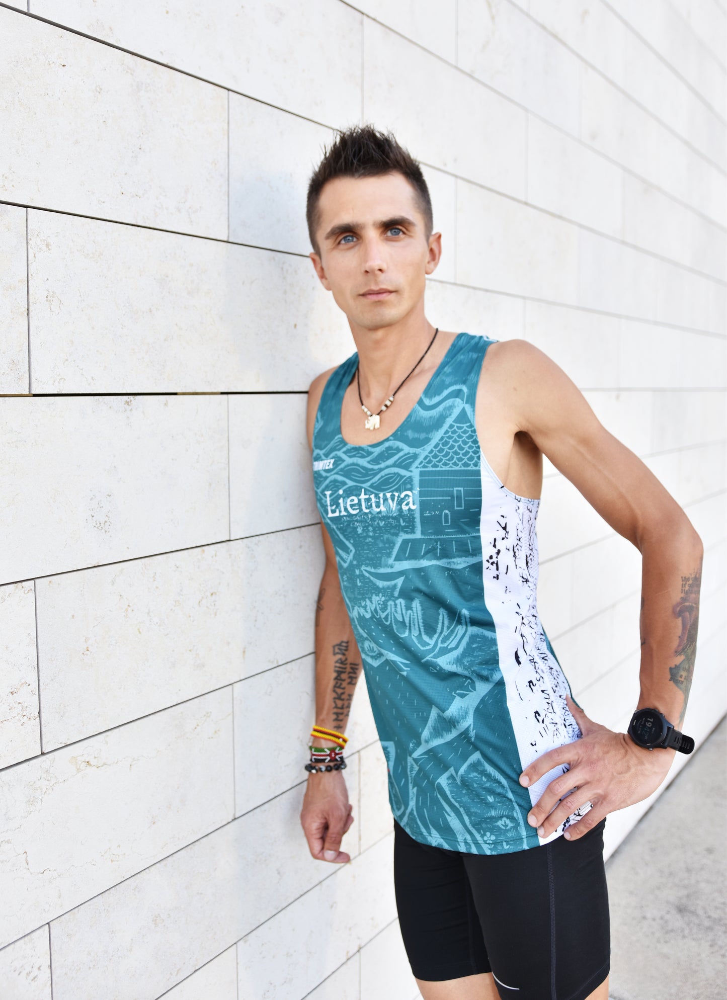 Vyriški žali berankoviai marškinėliai