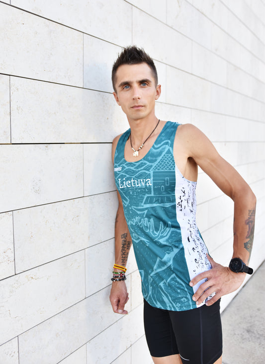 Vyriški žali berankoviai marškinėliai