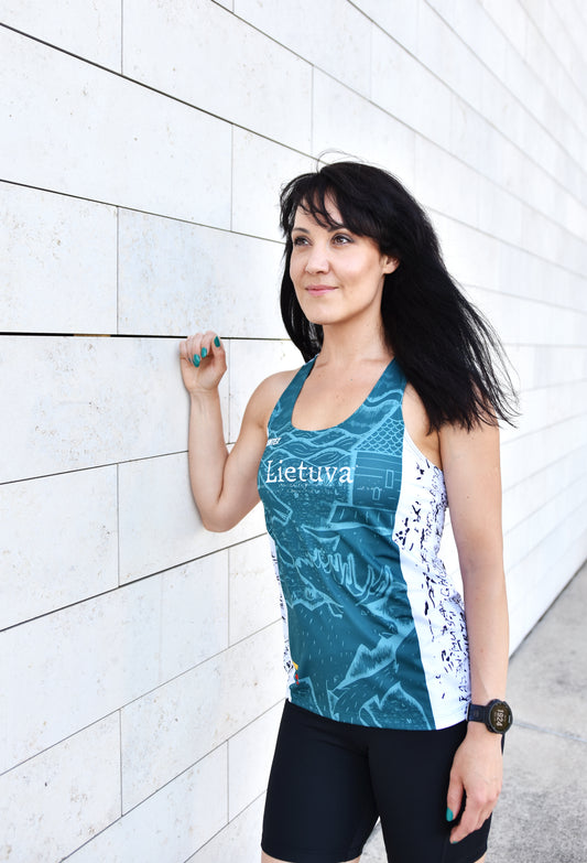 Moteriški žali berankoviai marškinėliai